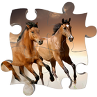 Horses Jigsaw Puzzles game أيقونة