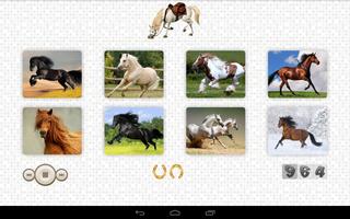 Horses Jigsaw Puzzles game Affiche