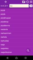 English Finnish Dictionary Fr captura de pantalla 3