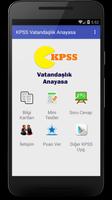 KPSS Vatandaşlık Anayasa 2017 plakat