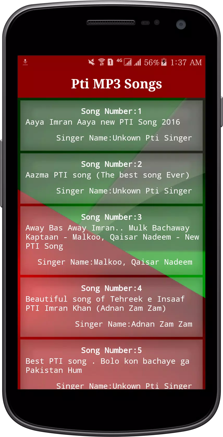 Pti Mp3 Songs APK for Android Download