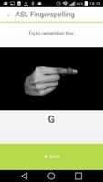 ASL Fingerspelling capture d'écran 1