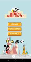 Disney Word Puzzle-poster