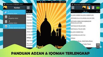 Panduan Adzan & Iqomah Lengkap poster