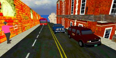 Simulation de passagers 3D en bus Affiche