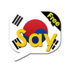 Icona Say Korean Free(Learn&Speak)