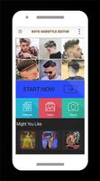 Boys Hairstyle Photo Editor Pro Affiche