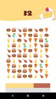 Food Emoji - Free Match 3 Game captura de pantalla 1