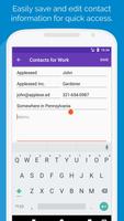 Work Contacts (Temp contacts) スクリーンショット 1