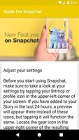 Guide & Tips for Snapchat poster