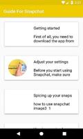 Guide & Tips for Snapchat screenshot 1