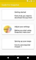 Guide & Tips for Snapchat capture d'écran 1
