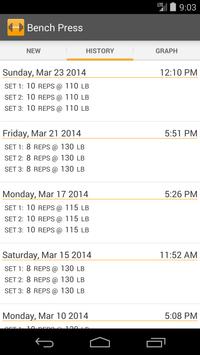 simple workout log