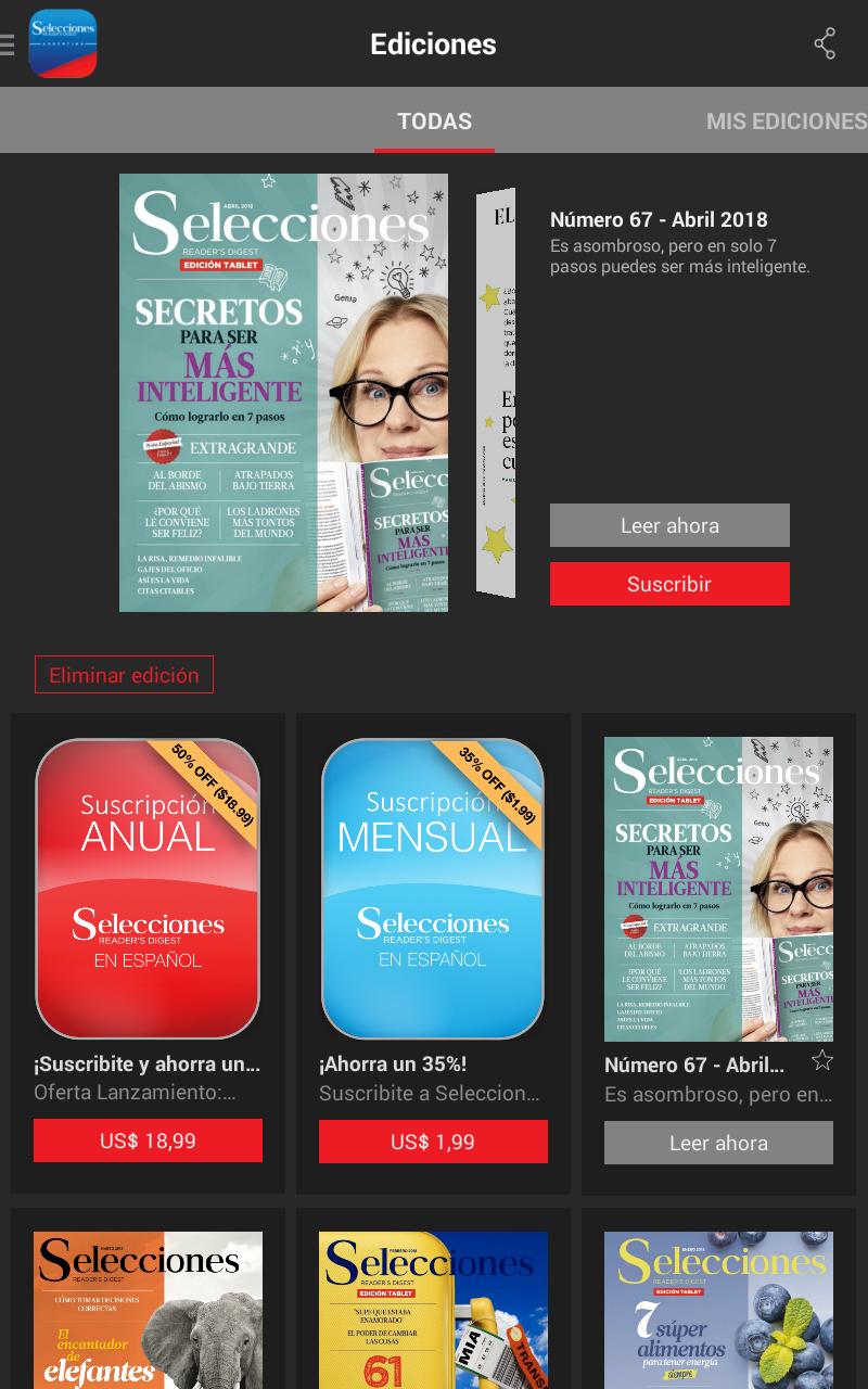 Selecciones Selecciones