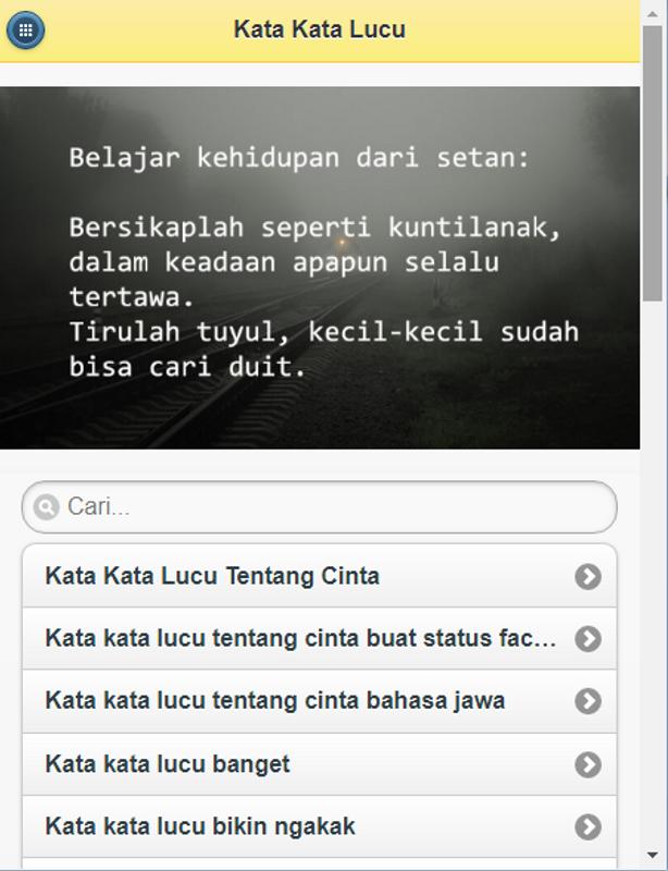 Kumpulan Kata Lucu Bikin Ketawa für Android APK herunterladen