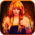 Real Fire Effects Photo Editor - Fire Photo Frames simgesi