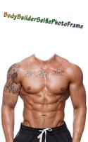 Body Builder Selfie Photo Frame Affiche