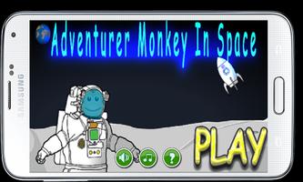 Adventurer Monkey In Space poster