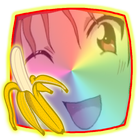 آیکون‌ AHO Bananas GIRL On A Hoverboard