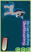 My Little Pony On A Magic Skateboard Pony Castle Affiche