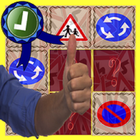 Road Signs Test Matching Games ไอคอน