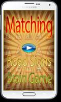 Matching Road Signs Brain Game Affiche
