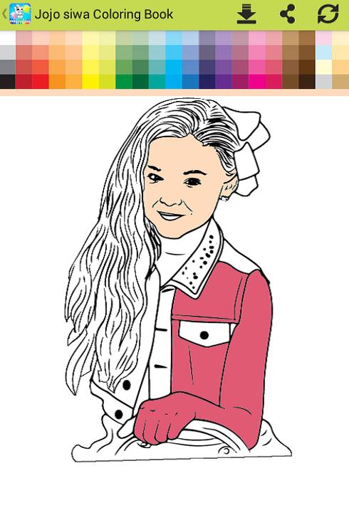 android icin jojo siwa coloring book apkyi indir