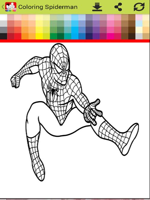 Coloring Spider-man : spiderMan games free for Android ...