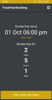 Quit Smoking Timer - Smoke less, quit your habit! पोस्टर