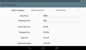 Fee Calc For eBay India Seller captura de pantalla 2