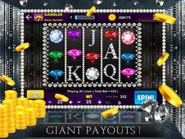 Lucky Diamond Slots: Classic Fruit Machines Affiche