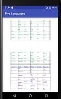 Five Languages in Single app पोस्टर