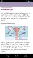 HysterSisters Hysterectomy تصوير الشاشة 2