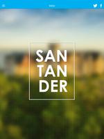 Mapa Turístico de Santander poster