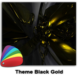Theme - Black Gold आइकन
