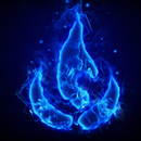 Blue Fire Skull Live Wallpaper APK