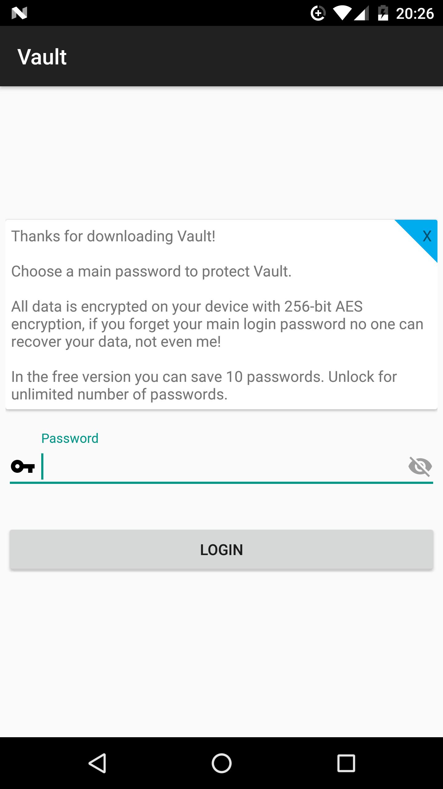 Vault Password For Android Apk Download