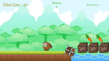 Bunny Carrot Adventure اسکرین شاٹ 2