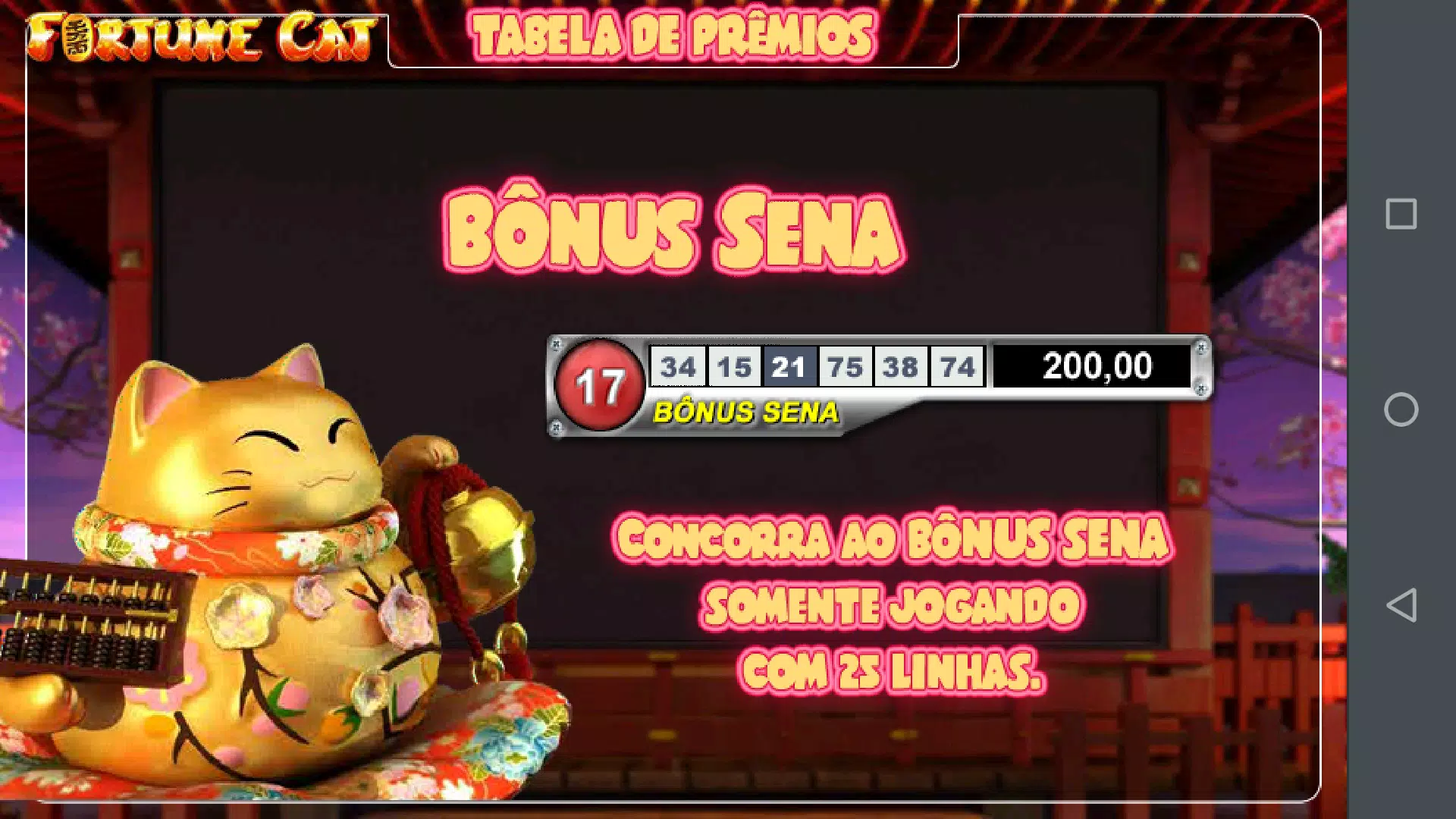 Gato da Fortuna Caça Níquel Slot APK for Android Download