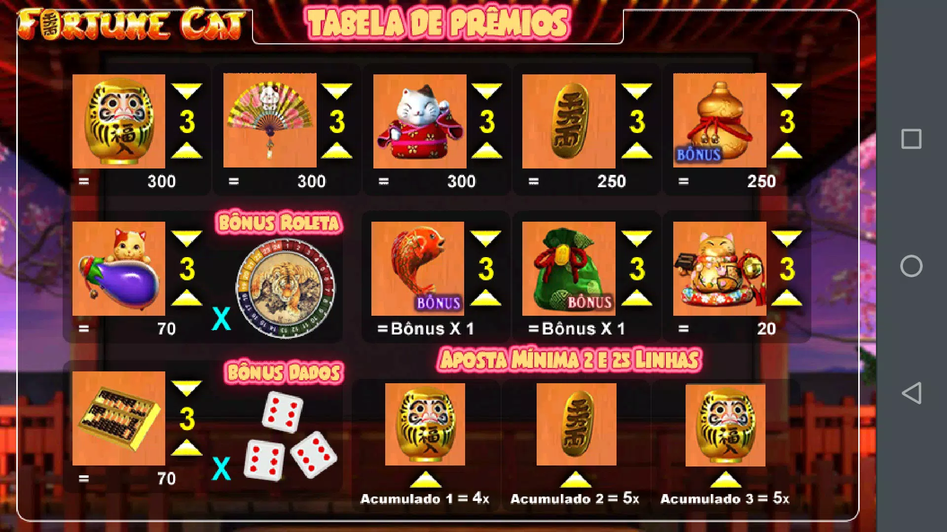 Gato da Fortuna Caça Níquel Slot APK for Android Download