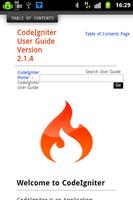 برنامه‌نما CodeIgniter Guide 2 عکس از صفحه