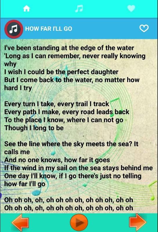 Free Free 190 Moana Disney Songs Lyrics SVG PNG EPS DXF File