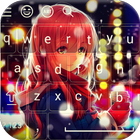 Girl Anime Keyboard Theme-icoon