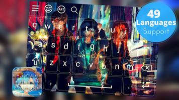Anime do teclado de Emoji imagem de tela 1