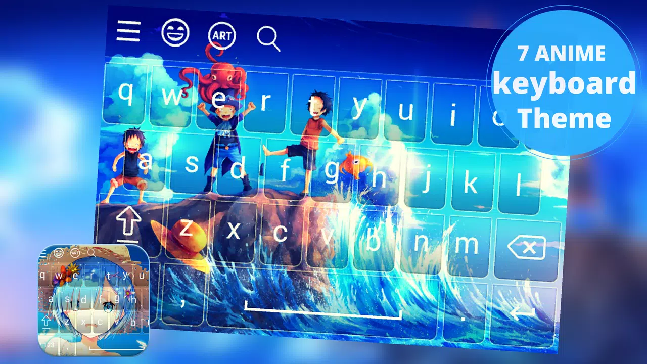 Android向けのアニメキーボード絵文字 Apkをダウンロードしましょう