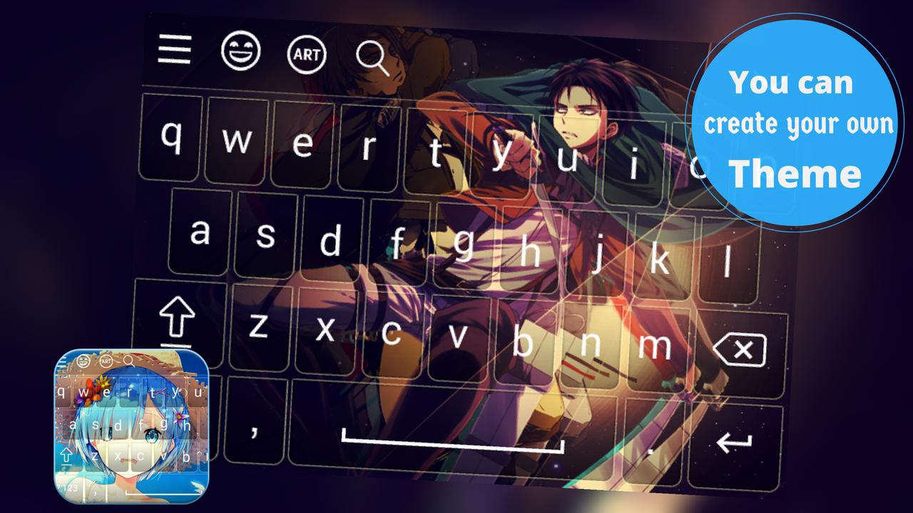 Android 用の アニメキーボード絵文字 Apk をダウンロード