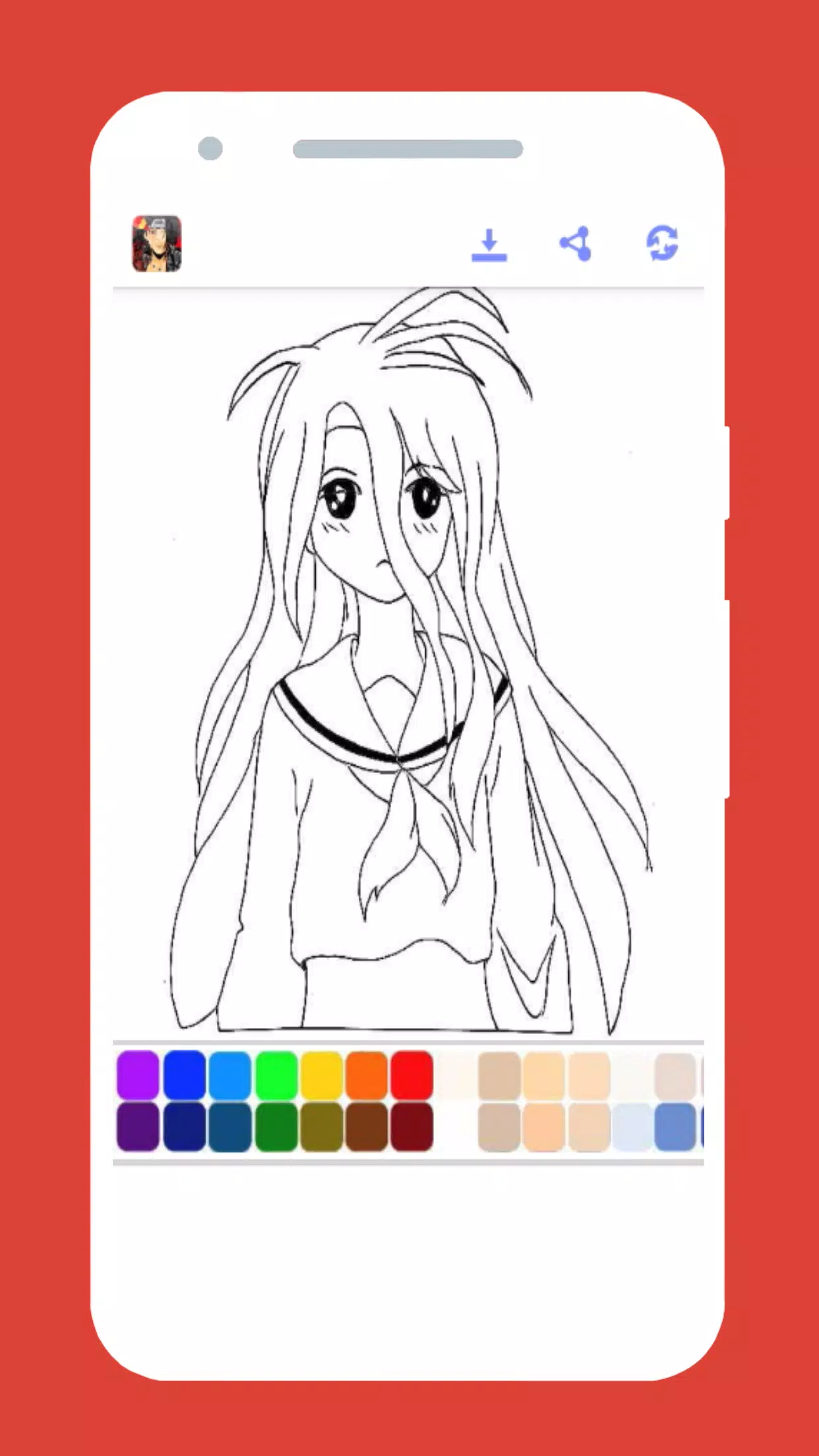 Download do APK de Desenhos de Anime para colorir para Android