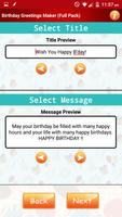 Design Birthday Greeting Cards capture d'écran 2