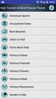 Italy Popular Tourist Places โปสเตอร์