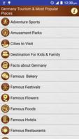 Germany Popular Tourist Places پوسٹر